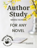 Author Study | No-Prep for Any Novel | Middle School ELA
