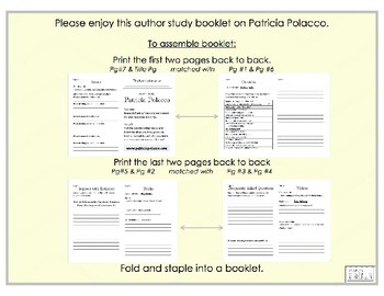 Preview of Author Study - Patricia Polacco