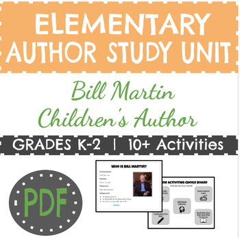 Preview of Author Study Unit: Bill Martin