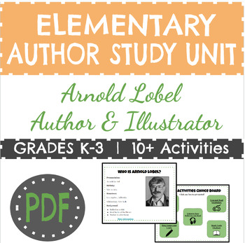 Preview of Author Study Unit: Arnold Lobel