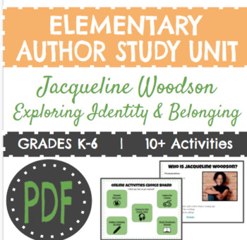 Preview of Author Study Unit: Jacqueline Woodson
