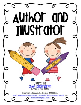 Preview of Author and Illustrator Posters, Song and Cards {freebie}