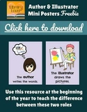 Author and Illustrator Roles - Mini Posters Teaching Aid