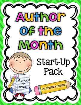 Preview of Author of the Month Start-Up Pack {CCSS Aligned}