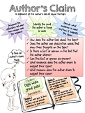 Author's Claim Anchor Chart / Printable