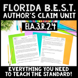 Author's Claim | ELA.3.R.2.4| 3rd Grade Florida B.E.S.T. S