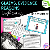 Author's Claim Task Cards 4th 5th Grade Florida FL BEST EL