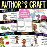 Author's Craft Anchor Charts and Activity