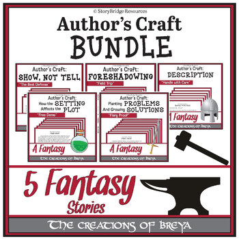 Preview of Author's Craft BUNDLE-Short Fantasy Stories for Reading Comprehension