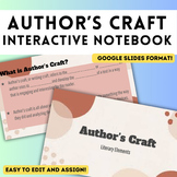 Author's Craft Digital Interactive Notebook