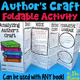 Author's Craft Foldable Activity in Print and Digital