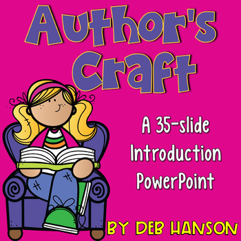 Preview of Author's Craft PowerPoint Lesson with Practice Passages
