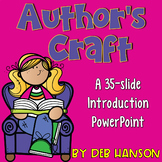 Author's Craft PowerPoint Lesson with Practice Passages