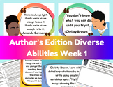 Author's Edition Diverse Abilities Week 1