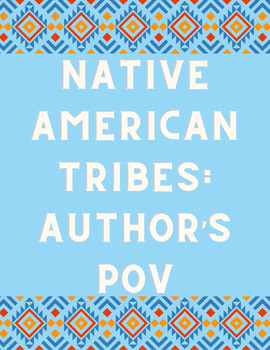 Preview of Author's Perspective/Native American Tribes Lesson