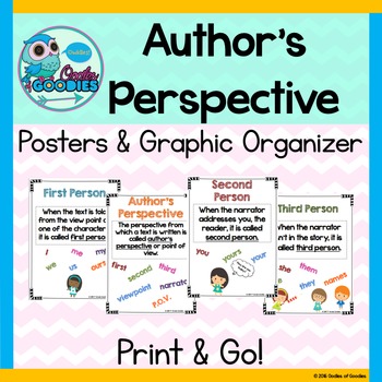 Author's Perspective (Posters and Graphic Organizer) by Oodles of Goodies