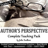 Author's Perspective & Viewpoint Lesson, Complete Teaching Unit