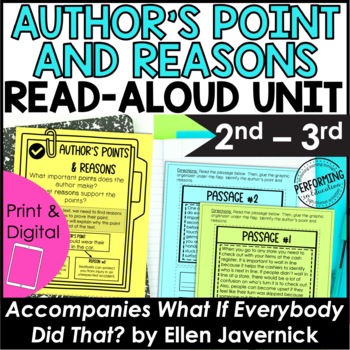 Preview of Author's Point & Reasons Read-Aloud | Use with Book What if Everybody Did That