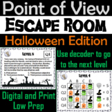 Author's Point of View Activity: Halloween Escape Room ELA