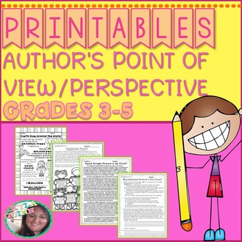 Preview of Author's Point of View (Author's Perspective) PRINTABLES: 4.RI.8/ 5.RI.8