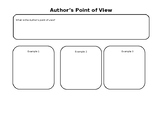 Author's Point of View Graphic Organizer