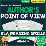 Author’s Point of View: Reading Comprehension Worksheets |
