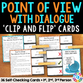 Author's Point of View Reading Passages Task Cards Activit