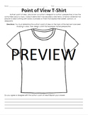Author's Point of View T-Shirt Activity