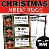 Christmas Author's Purpose Activities