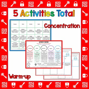 Author's Purpose Worksheets and Activities | 360 Digital Escape Room