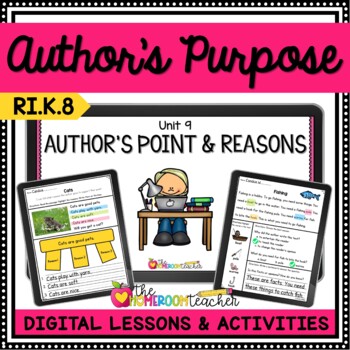 Activities for Author's Purpose - The Friendly Teacher