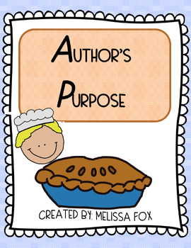 Preview of Author's Purpose Activity Kit- A Classroom Transformation
