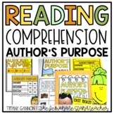Author's Purpose Activities (Answer, Describe, or Explain)