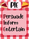 Author's Purpose Anchor Chart (PIES)