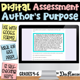 Author's Purpose Assessment using Google Slides