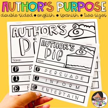 Using Pie Face to teach Author's Purpose! - Coloring in Cardigans