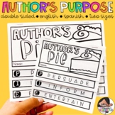 Author's Purpose | Author's PIE | English & Spanish | Two 