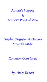 Preview of Author's Purpose & Author's Point of View