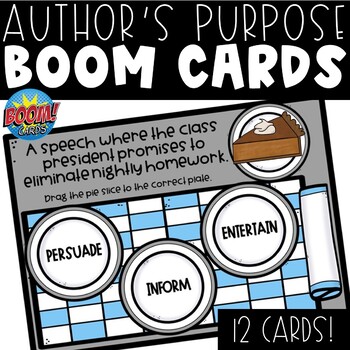 Author's Purpose BOOM Cards