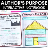 Author's Purpose Beyond PIES - Reading Interactive Notebook