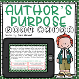 Author's Purpose Boom Cards  | Distance Learning