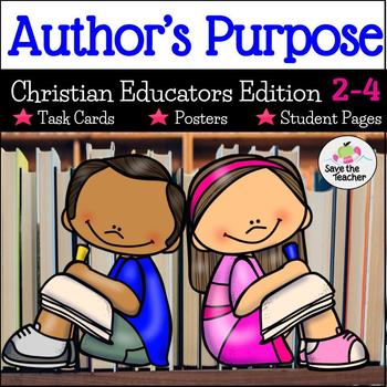 Preview of Author's Purpose Christian Educators Edition Distance Learning