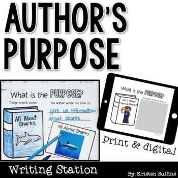 Author's Purpose Reading Passages - Literacy Stations