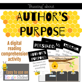 Author's Purpose - DIGITAL Sort Activity on Google Slides