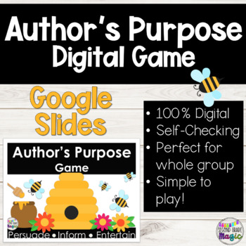 Author's Purpose Spinner/Game