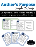 Author's Purpose Going Beyond PIE Task Cards with Multiple