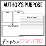Author's Purpose Graphic Organizers