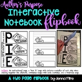 Author's Purpose Interactive Notebook Vertical Flip Book