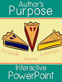 Author's Purpose Interactive PowerPoint (Persuade, Inform,