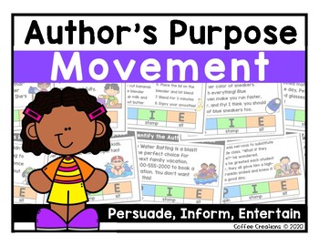 Author's Purpose Digital Review Game and Interactive Activity - Fun in 5th  Grade & MORE